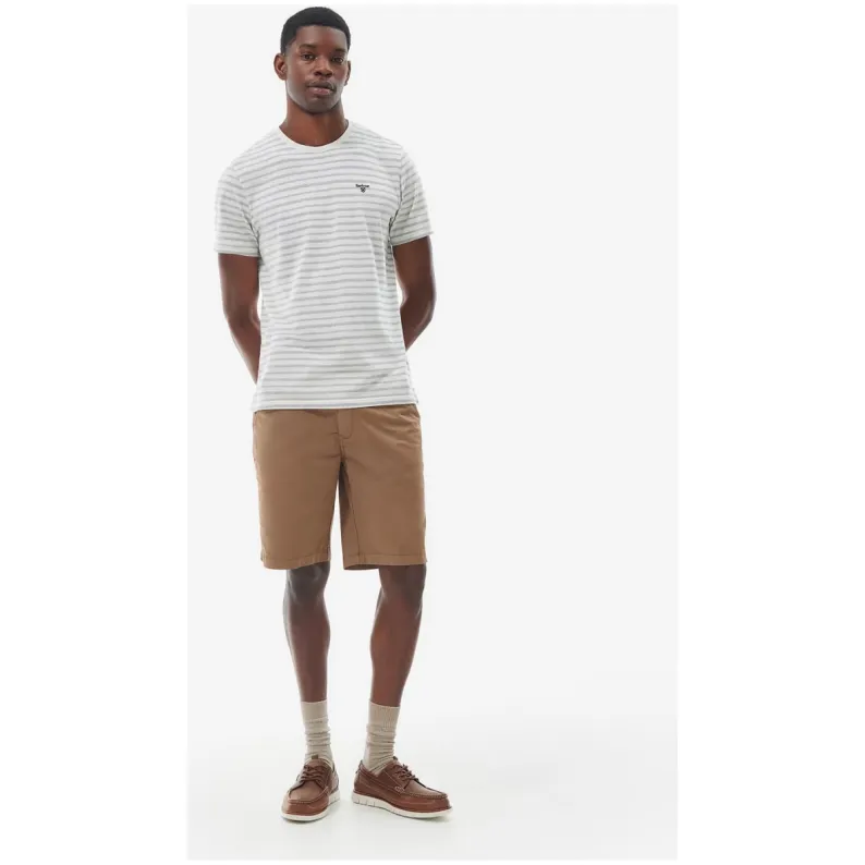 BARBOUR BILLINGHAM PIQUE T-SHIRT MTS1167 White Smoke