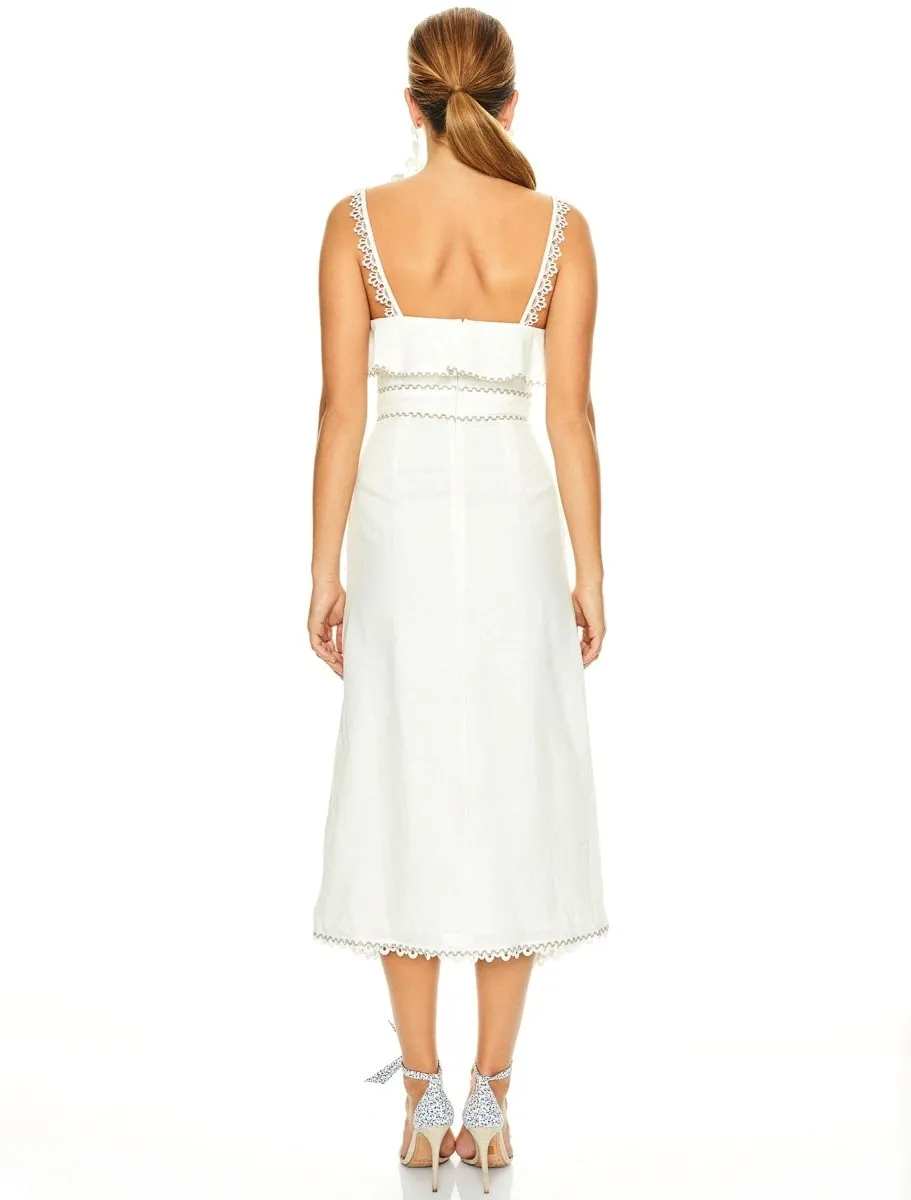 CHAMPAGNE COCKTAIL MIDI DRESS