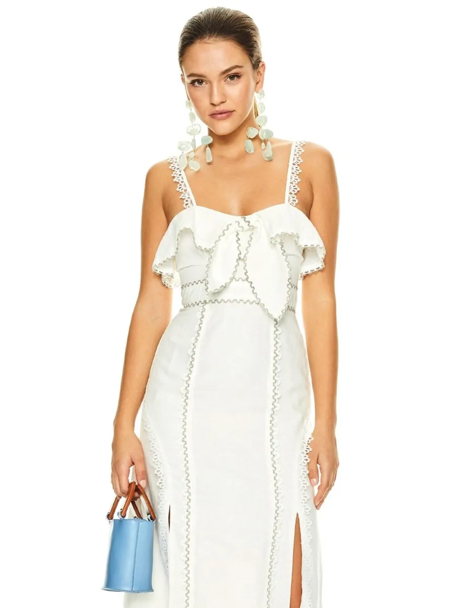 CHAMPAGNE COCKTAIL MIDI DRESS