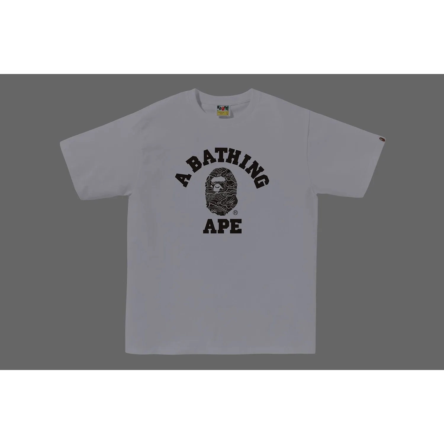 LAYERED LINE CAMO COLLEGE TEE MENS