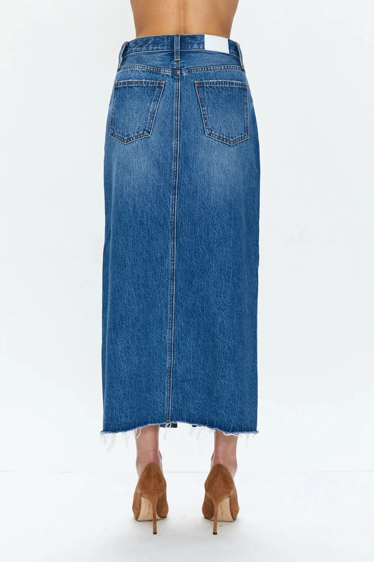 Pistola Denim Alice Midi Skirt