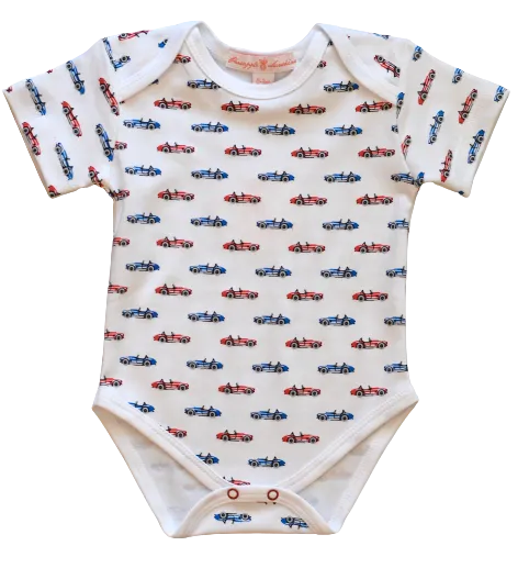 Red Cobra Car S/S Onesie