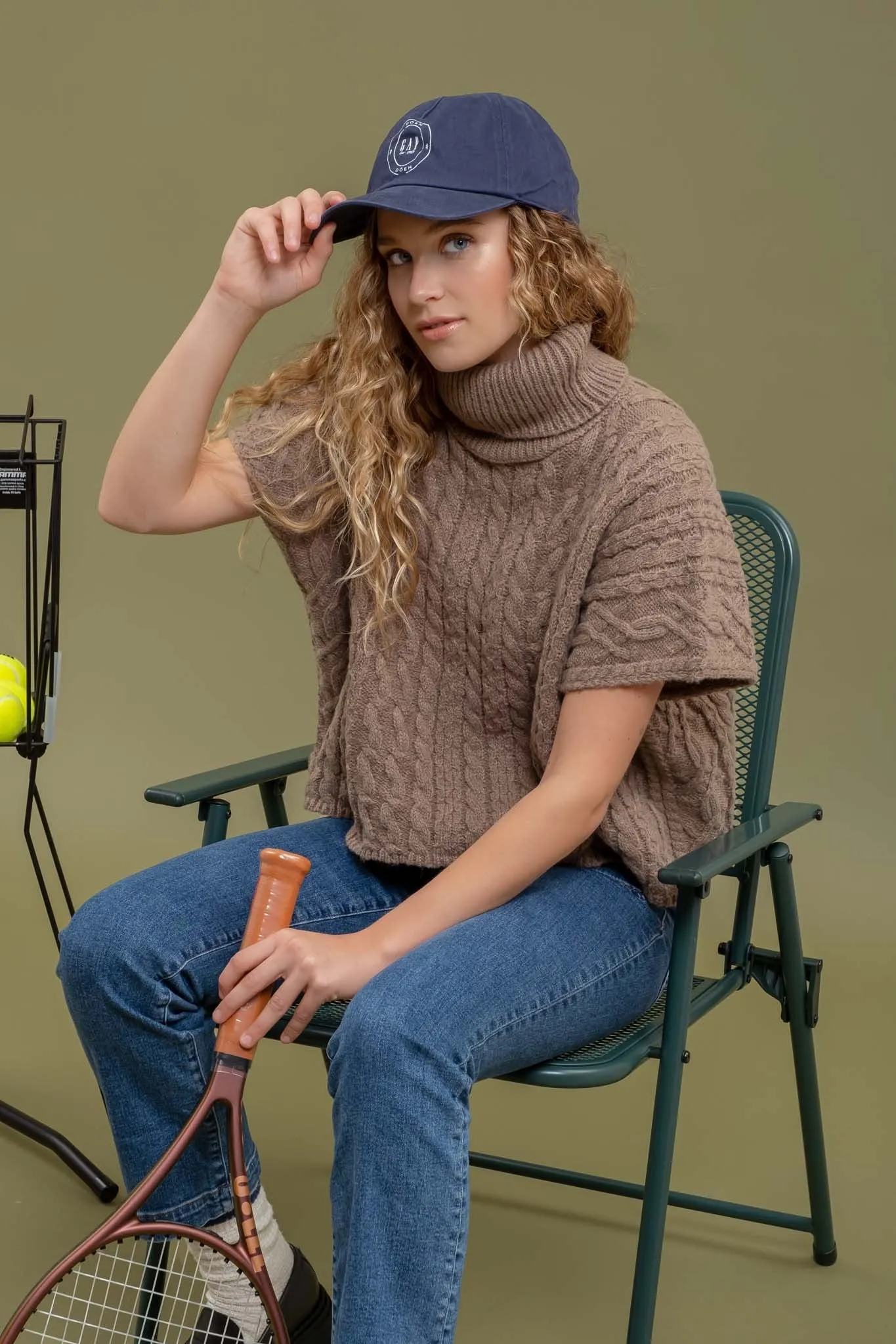 The Iliana Turtleneck Vest Top