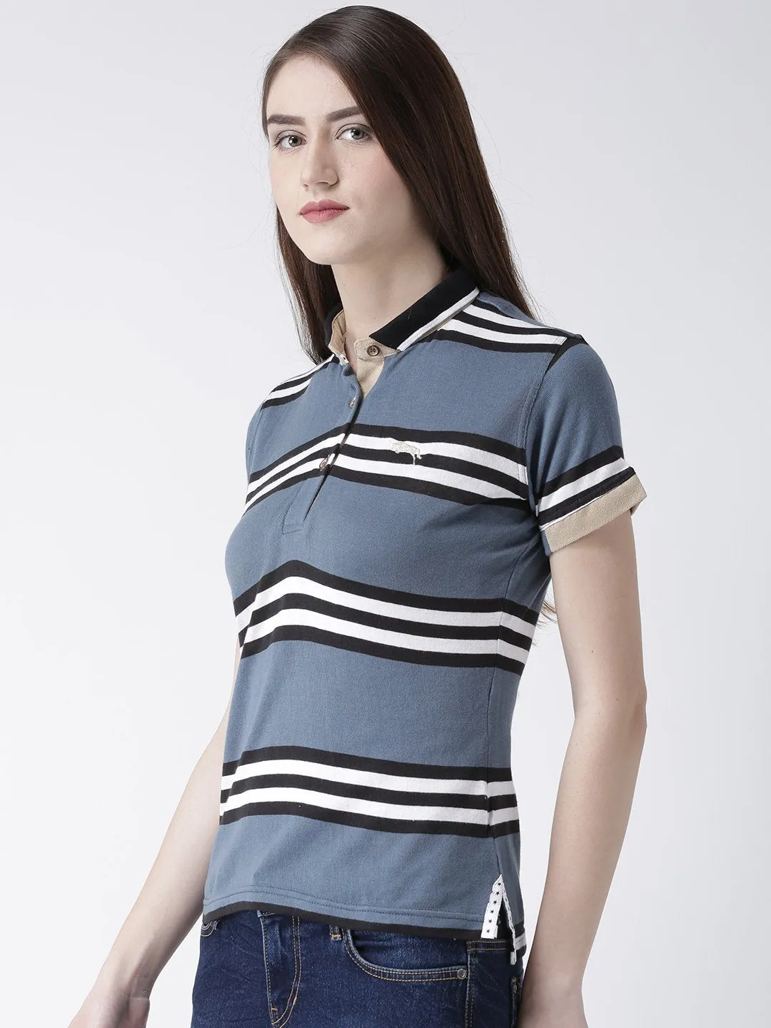 Women Cotton Short Sleeves Polo T-Shirt